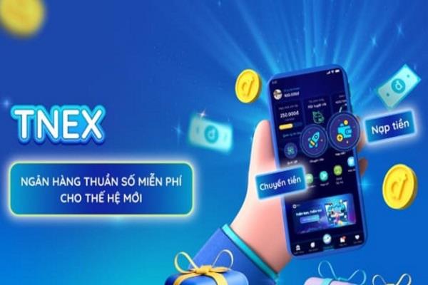 Tnex - Ngân hàng thuần số miễn phí cho thế hệ mới